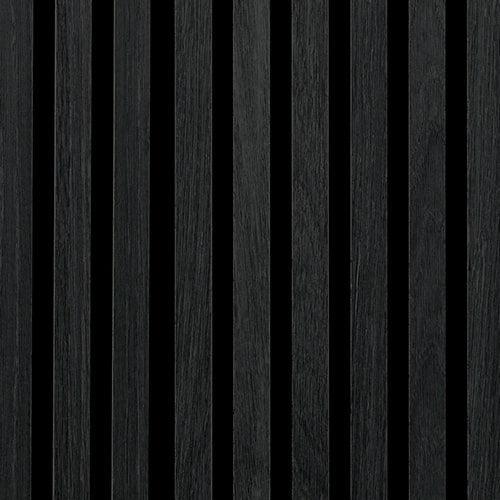Acoustic Wood Panels 300x60 cm Harmony Premium - Black Oak - HomeHarmony.eu